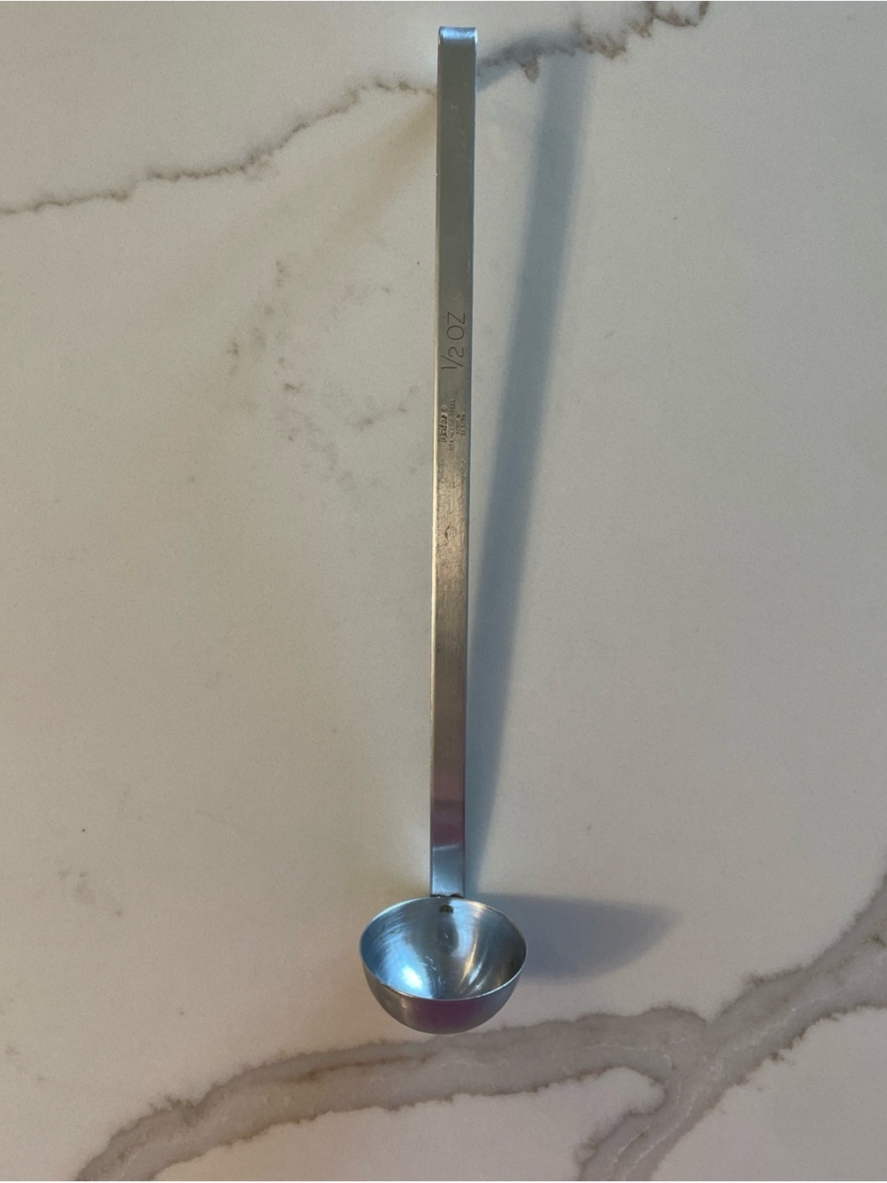 Stainless Steel Measuring Ladle - Silver
